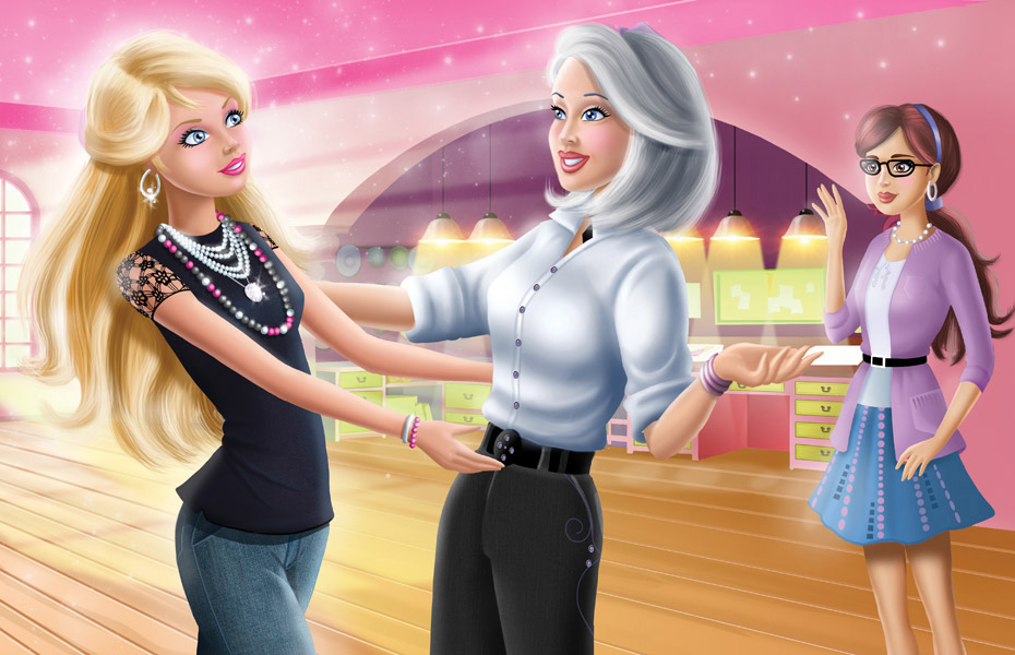 Illustration: Barbie Scene